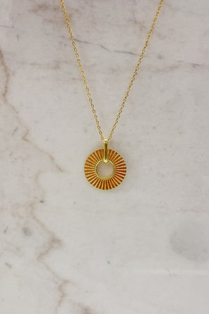 Queencii - Necklace Circle Gold