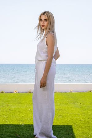 Sun Sea & Roses – Leandra Trousers White