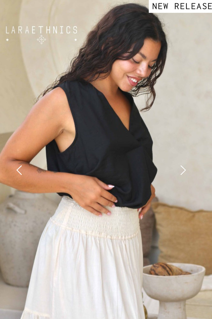 Lara Ethnics - Lilly Tank Top Black