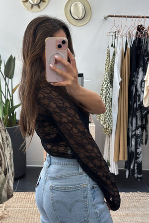 Lumina - Bodysuit Lace Black