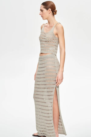 Lumina - Knit Skirt Sand