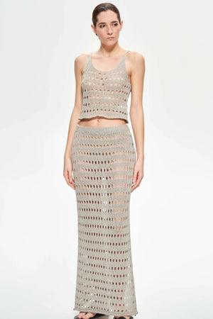 Lumina - Knit Skirt Sand