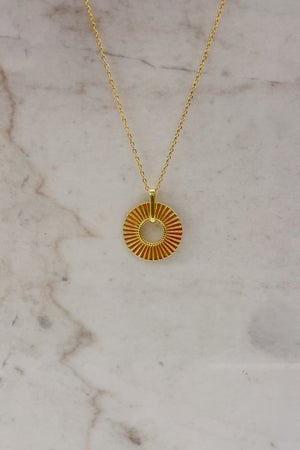 Queencii - Necklace Circle Gold