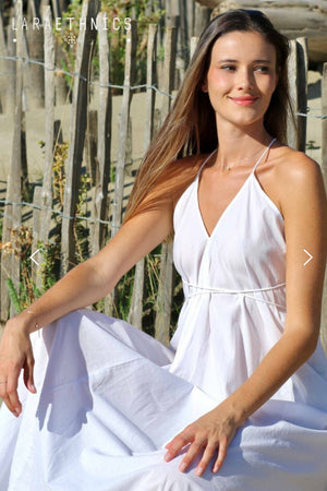 Lara Ethnics - Victoria Long Dress White