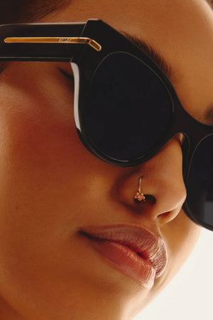 Quay Australia - Chit Chat Black Frame / Black Smoke