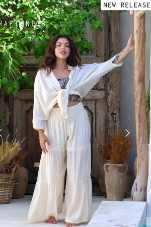 Lara Ethnics - Graziella Shirt Sand