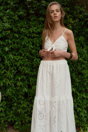 Lumina - Skirt Maxi White