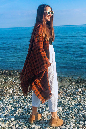 Sun Sea & Roses – Elpis Checked Cape Brown