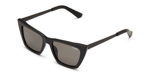 Quay Australia Sunglasses - Don't @ Me BLACK/SMOKE