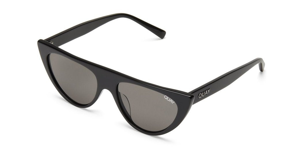 Quay Australia Sunglasses - Run Away BLACK/SMOKE