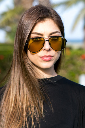 Quay Australia Sunglasses - Sahara BLACK/OLIVE