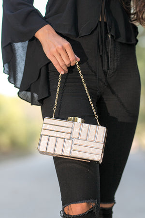 Queencii – Pearl Acrylic Clutch Bag