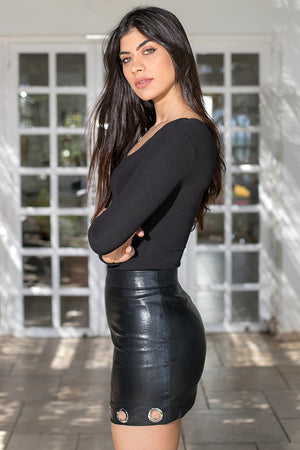Queencii – Alexa Bodysuit Black