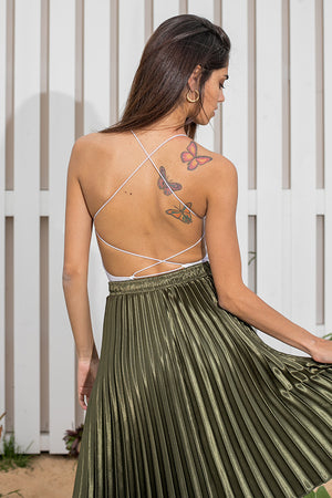 Queencii – New York Bodysuit White