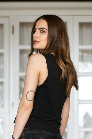 Cheap Monday - Shield Cut Lightning Logo Tank