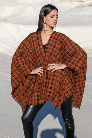 Sun Sea & Roses – Elpis Checked Cape Brown