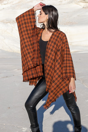 Sun Sea & Roses – Elpis Checked Cape Brown