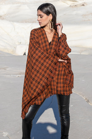 Sun Sea & Roses – Elpis Checked Cape Brown