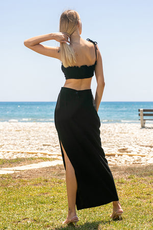 Sun Sea & Roses – Giovanna Skirt Black