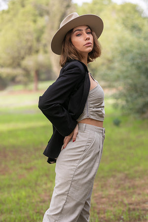 Sun Sea & Roses – Beta Blazer Black