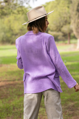 Sun Sea & Roses – Charis Blazer Purple