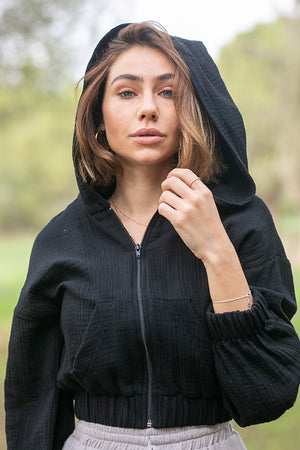Sun Sea & Roses – Arcadia Hoodie Black