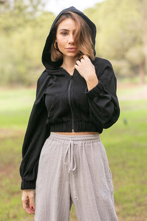 Sun Sea & Roses – Arcadia Hoodie Black
