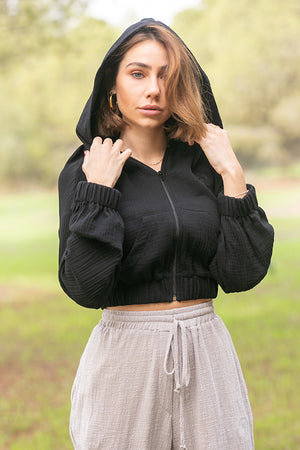 Sun Sea & Roses – Arcadia Hoodie Black