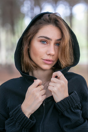 Sun Sea & Roses – Arcadia Hoodie Black