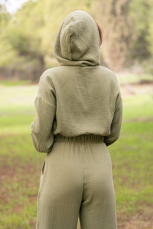 Sun Sea & Roses – Arcadia Hoodie Khaki