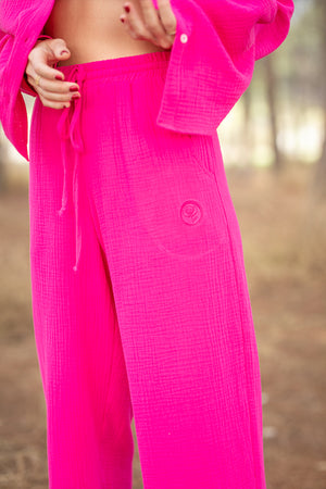 Sun Sea & Roses – Halina Trousers Fuchsia