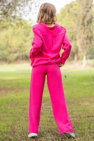 Sun Sea & Roses – Halina Trousers Fuchsia