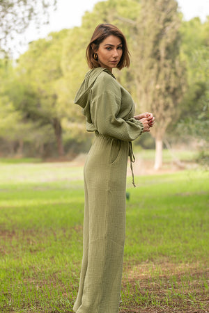 Sun Sea & Roses – Halina Trousers Khaki