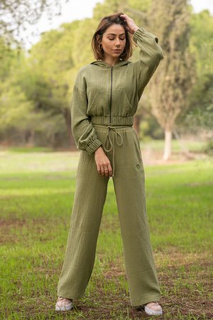 Sun Sea & Roses – Halina Trousers Khaki