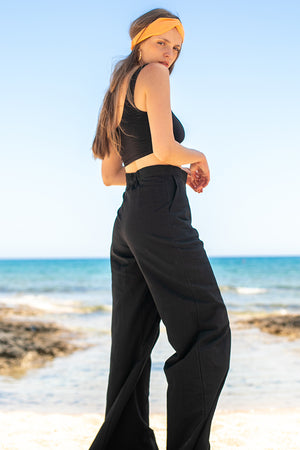 Sun Sea & Roses – Europa Pants Black