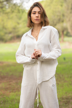 Sun Sea & Roses – Calissa Shirt White