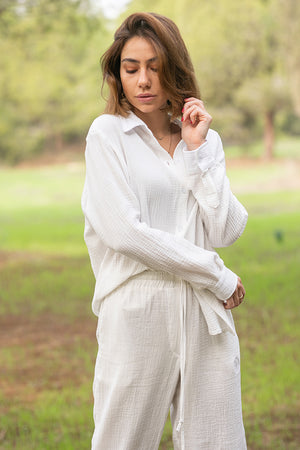 Sun Sea & Roses – Calissa Shirt White