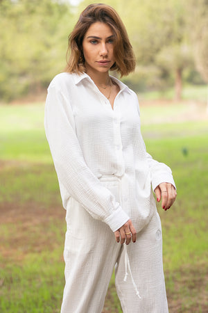 Sun Sea & Roses – Calissa Shirt White