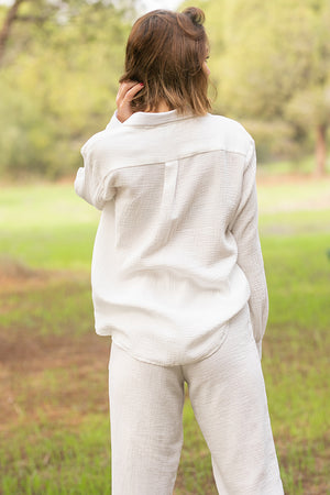 Sun Sea & Roses – Calissa Shirt White