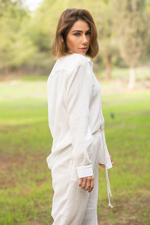 Sun Sea & Roses – Calissa Shirt White