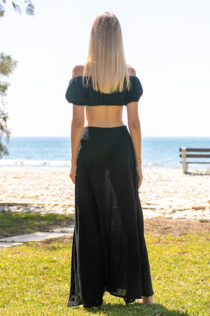 Sun Sea & Roses – Elisabetta Skirt Black