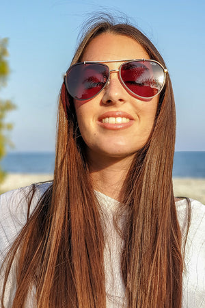 Quay Australia – Dirty Habit GLD/BRN