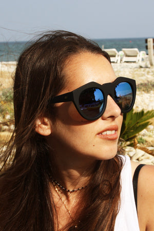 Le Specs Sunglasses - Neo Noir Black Rubber