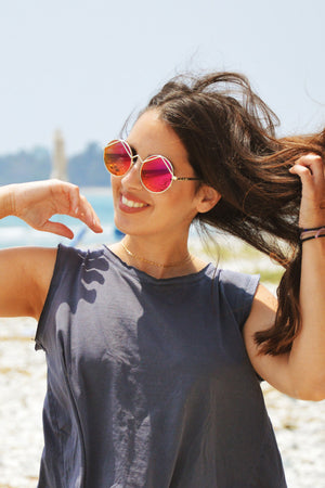 Le Specs Sunglasses - Wild Child Gold