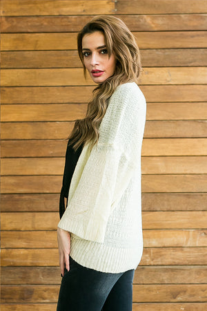 Okra, soft and thin beige cardigan 