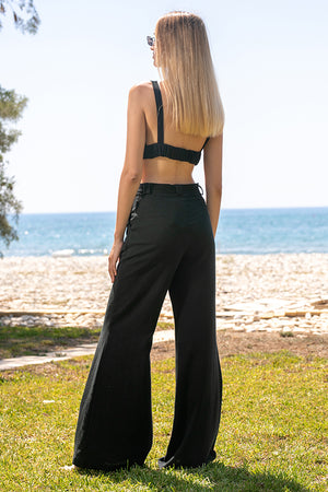 Sun Sea & Roses – Vienna Trousers Black