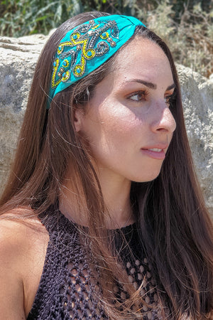 Namjosh – Headband Turquoise Multicolor