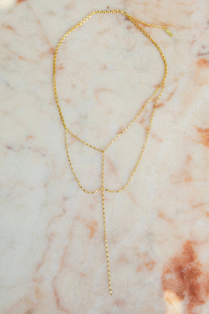 Queencii – Selene Necklace 925 Sterling Silver / 18k Yellow Gold Plated