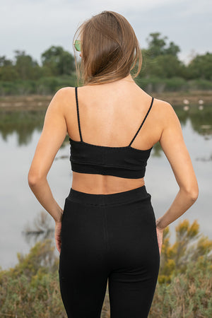 Sun Sea & Roses – Barga Top Black