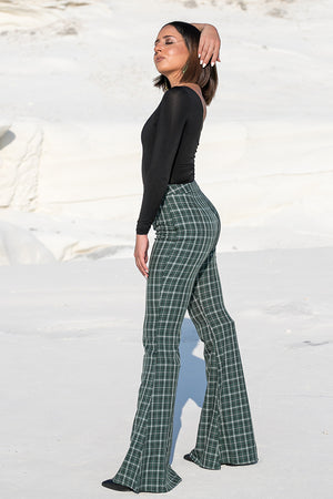 Seven Wonders – Amera Trousers Emerald Check